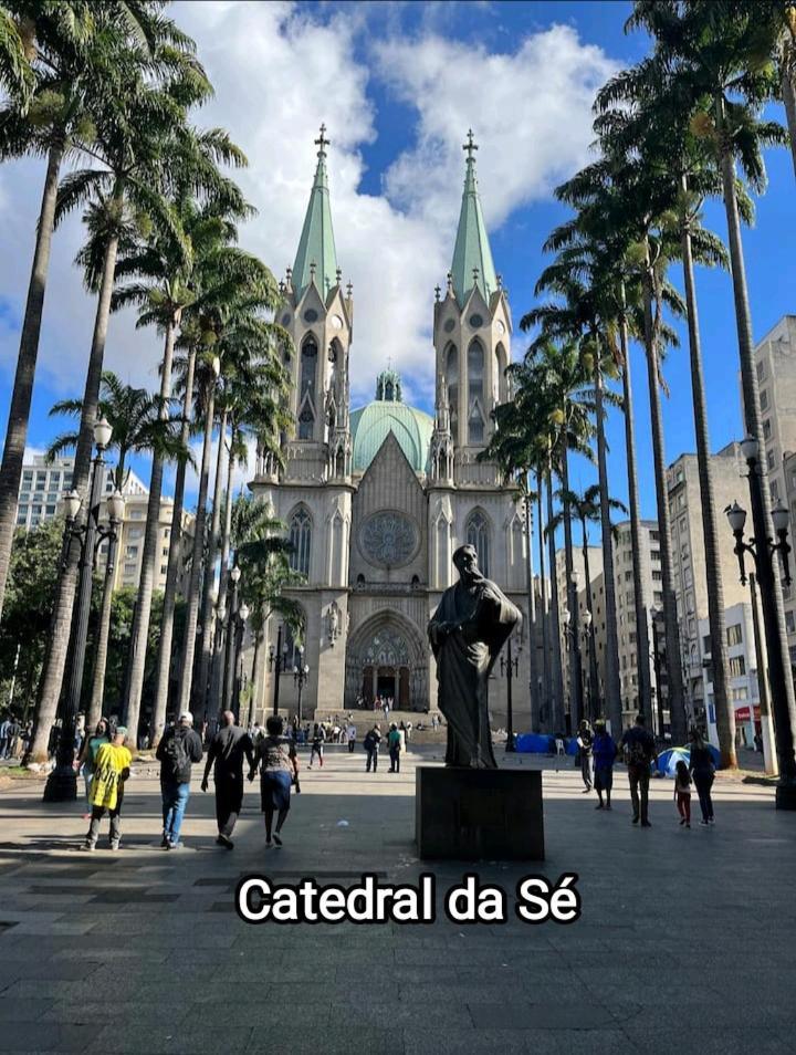 Studio No Centro De Sao Paulo, A 3 Minutos Do Metro, Com Garagem Gratis São Paulo Exterior foto